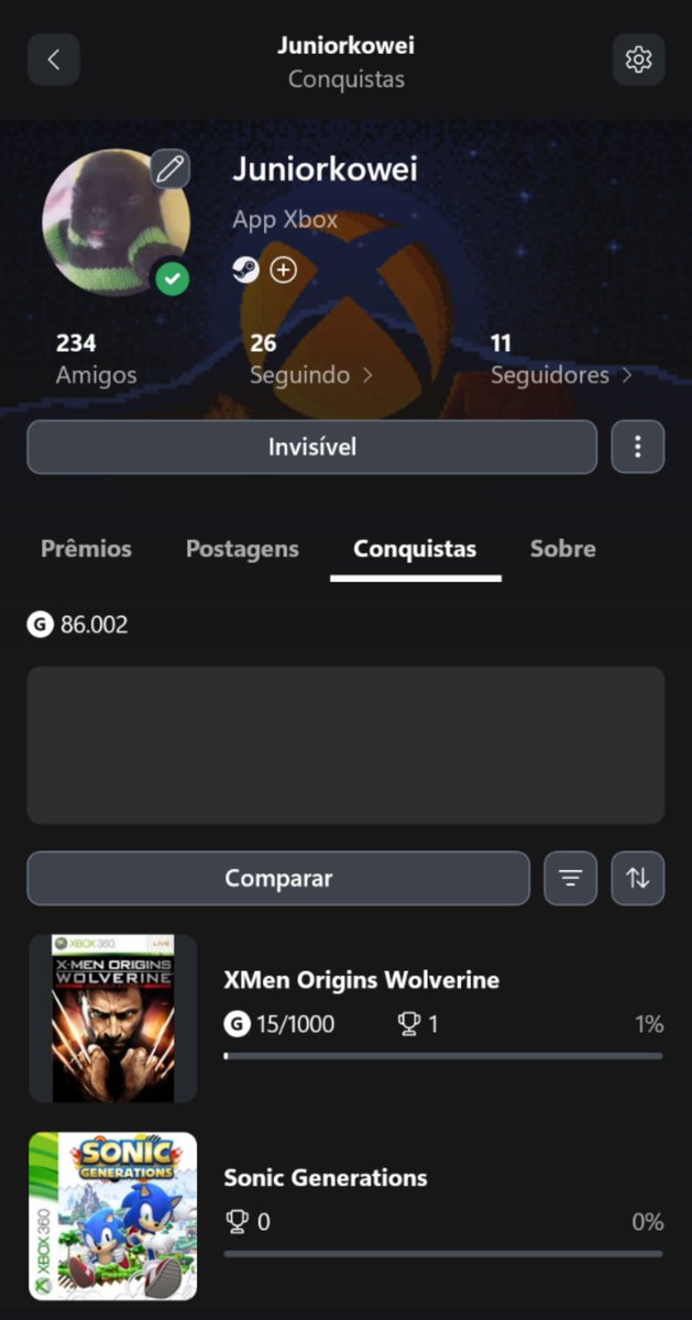 JKowei's tweet photo. Fiz esse tutorial de como desbloquear o Xbox 360 via pendrive e jogando online 
Na imagem tem o Wolverine Origins e o Sonic Generations que mostrei 
As conquistas e jogo aberto no meu perfil 
Só não joguei de fato muito pq tô trabalhando muito essa semana https://t.co/4kWIUkNNtL