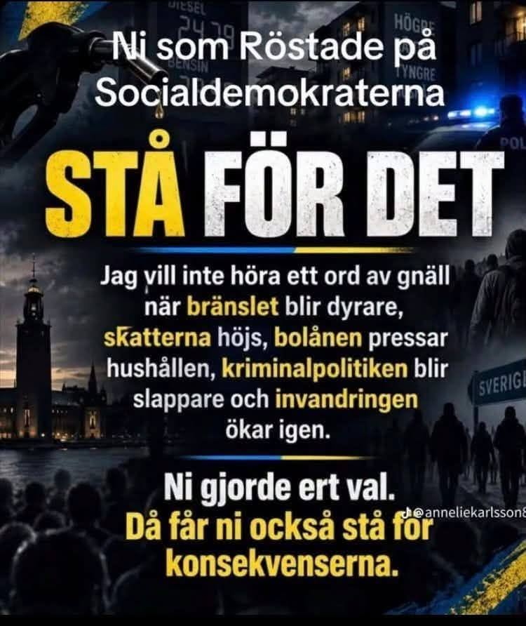 skeppare_ronny's tweet photo. Tack alla socialister för era korkade inlägg istället för att förstå vad ni gjorde när ni lade er röst.. 
Stå nu upp för erat val.. Och skyll inte ifrån er.. https://t.co/z3tpUPhQse