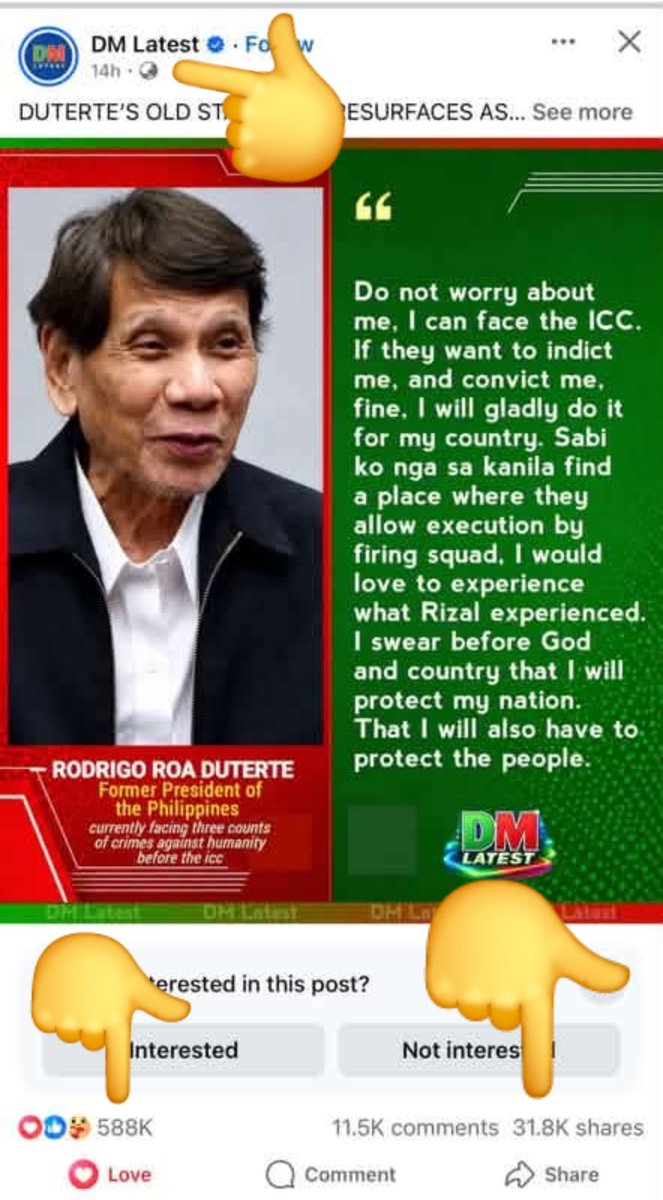 HLingayan's tweet photo. 588k positive reactions and shared 31.8k times in 14 hours...

Mga bobong DDH na malauhog ang utak, HINDI niyo kayang magpa-trending ng sinusuportahan niyong politiko. MGA INUTIL ANG MGA DDH na malauhog ang utak. MGA TANGANGINAKAYO. https://t.co/mB4qbioYUu