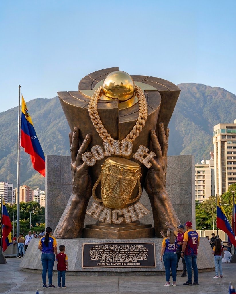 ARTK2047's tweet photo. En Venezuela tenemos un Maradona gigante, pero de los campeones mundiales tenemos que generar un monumento con IA https://t.co/ODLOOtEvM2
