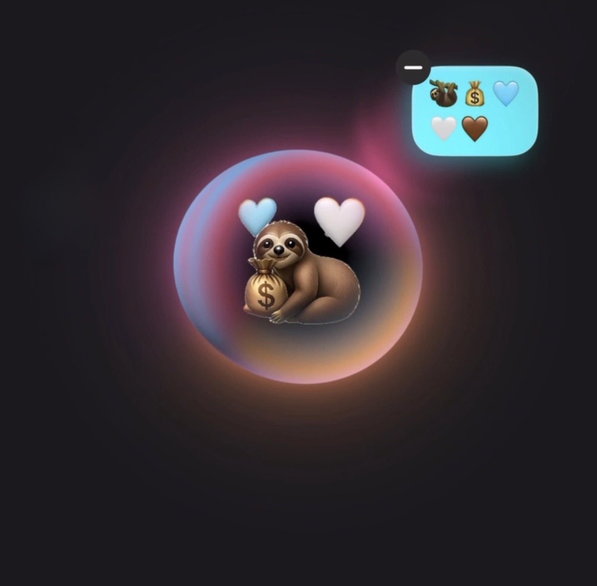 happymeisy0u's tweet photo. ลองเล่น #genmoji #IOS27

"🦥💰🩵🤍🤎" 

และนี่คือสิ่งที่ได้ 😚😚

#SAMRUAY https://t.co/uFqHBuZYT6