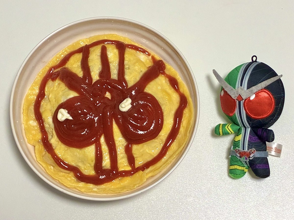 W_minisize's tweet photo. ちま印のオムライス https://t.co/dQlO8uT3Vl