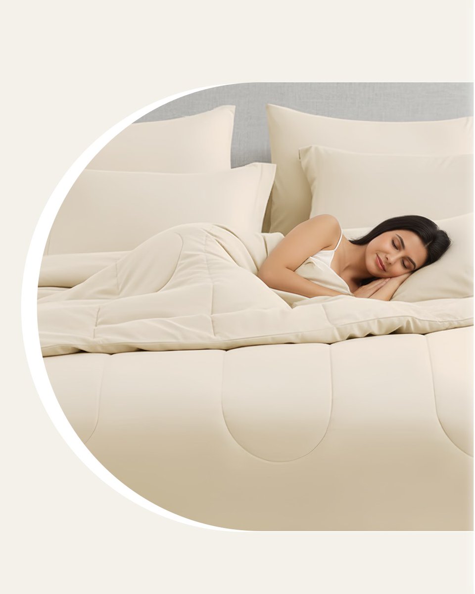 GusVilcan's tweet photo. Soft, soothing, and irresistibly cozy—the Ferrera Creamy Razai Set brings pure luxury to every winter night. https://t.co/RBSXYgbO7G