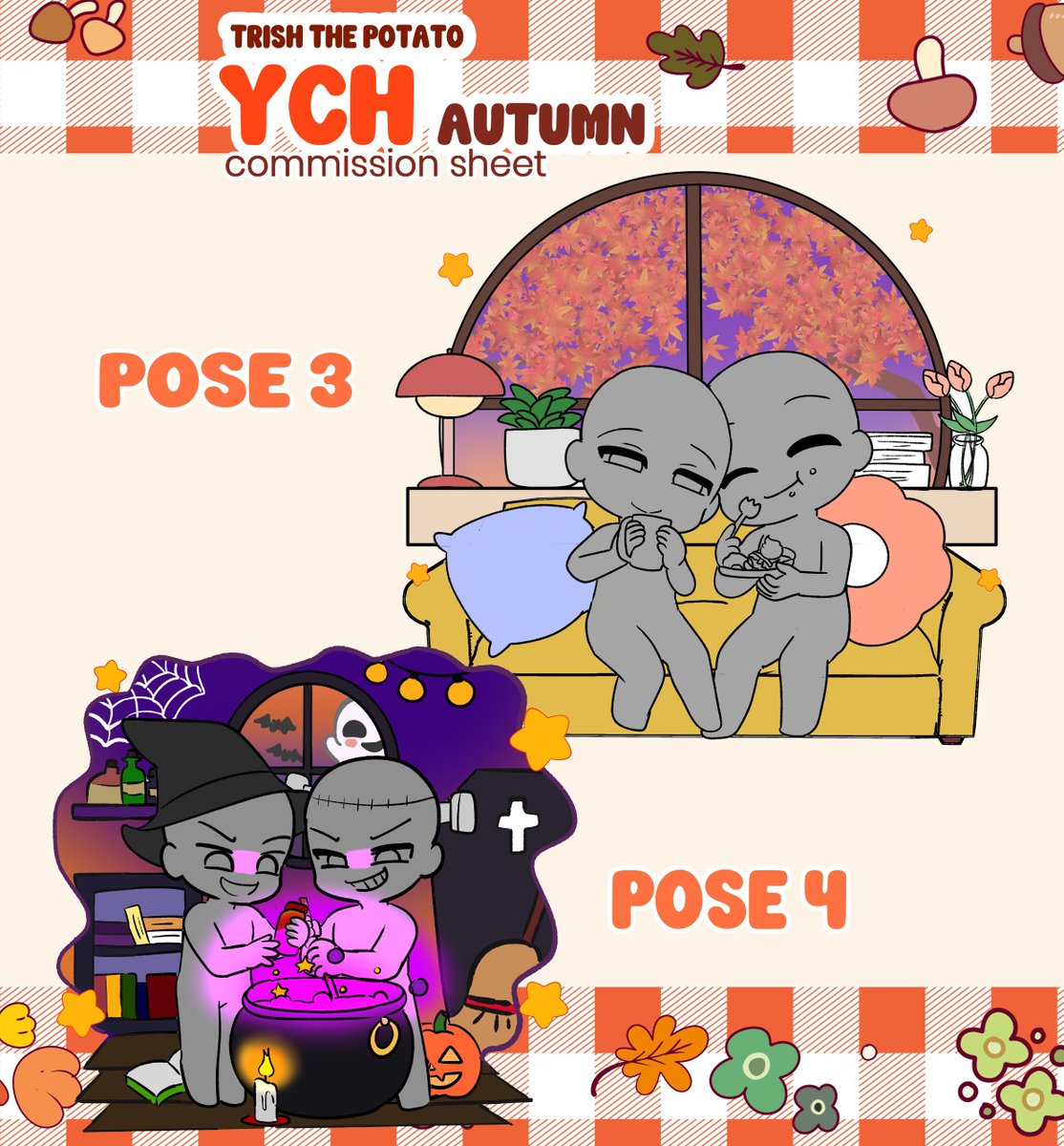 KentangTrish's tweet photo. It's Autumn and It's time to have your favorite characters in my cute autumn ych chibi!! ☀️📷 FOR ONLY $22!!!! (for local it's 90k) If anyone interesed you can DM me or just go check my VGEN if you want to order from there 
#Vgen  #Vgencomms #commissonopen https://t.co/IZFnu5kT6i