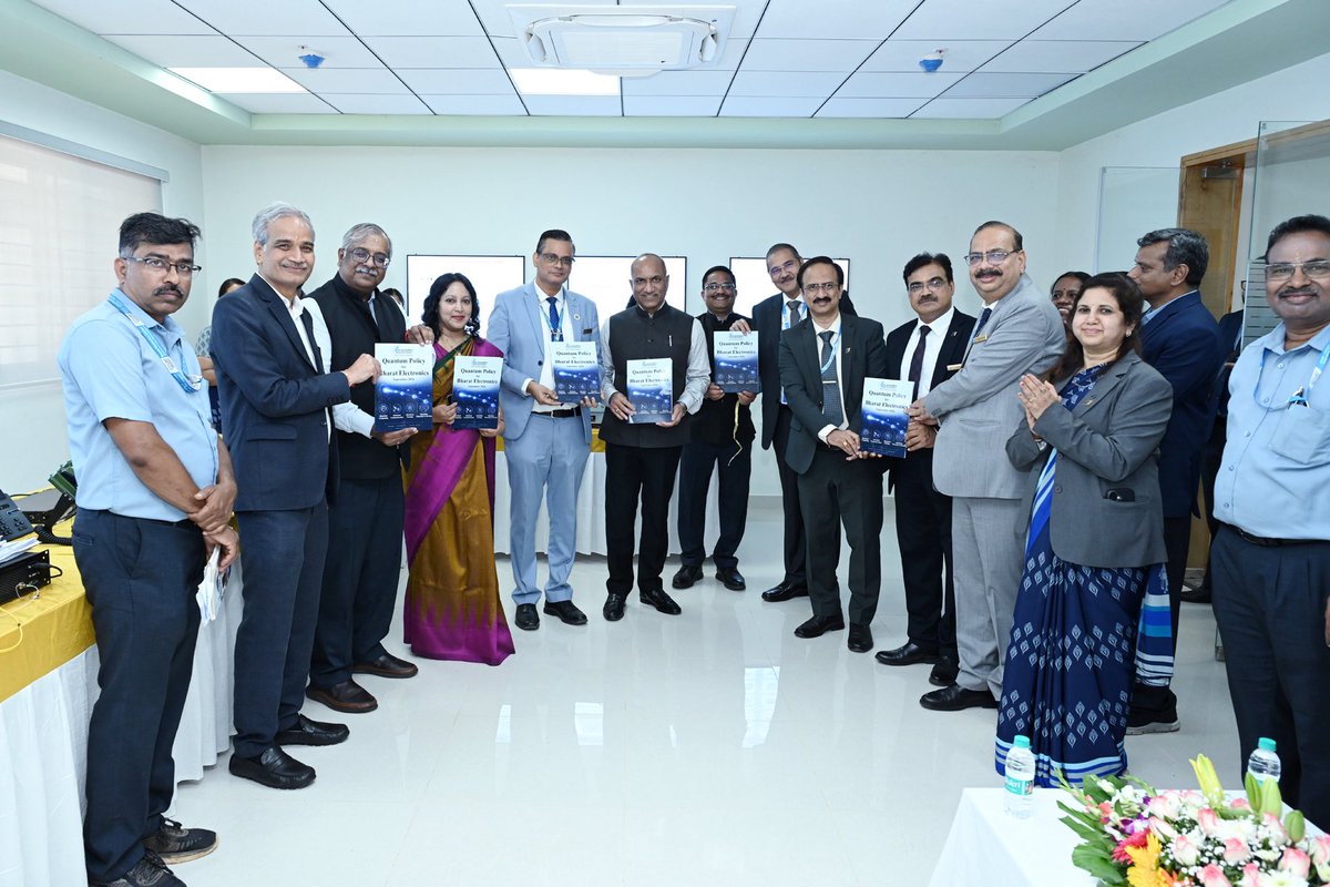 DefProdnIndia's tweet photo. Secretary (Defence Production) Shri Sanjeev Kumar, visited BEL, Bengaluru on 17 September 2026, to review the Quarterly Progress of BEL on the execution of major projects and new policy initiatives. BEL also showcased its in-house developed products, such as Weapon Locating Radar, SASTRA, etc.

Speaking on the occasion, Secretary (DP) stressed upon the importance of timely delivery of equipment to Armed forces. He also encouraged engineers of BEL to focus on indigenisation and channelise concerted efforts towards the design and development of in-house products using new technologies.

During his visit, he laid the foundation stone for “ANANTA”, a Centre for Deep Tech, at CRL-Bengaluru and also inaugurated “SANKHYA”, the High Performance Computing & Quantum Experience Centre at BEL’s Incubation Centre, Bengaluru. On this occasion, Secretary (DP) also released BEL’s Quantum Policy. He was accompanied by Ms Meera Mohanty, JS (P&C), DDP and other senior officers of DDP.

#DDP #DefenceProduction #BEL #AatmanirbharDefence #Indigenisation #Radar #Innovation
