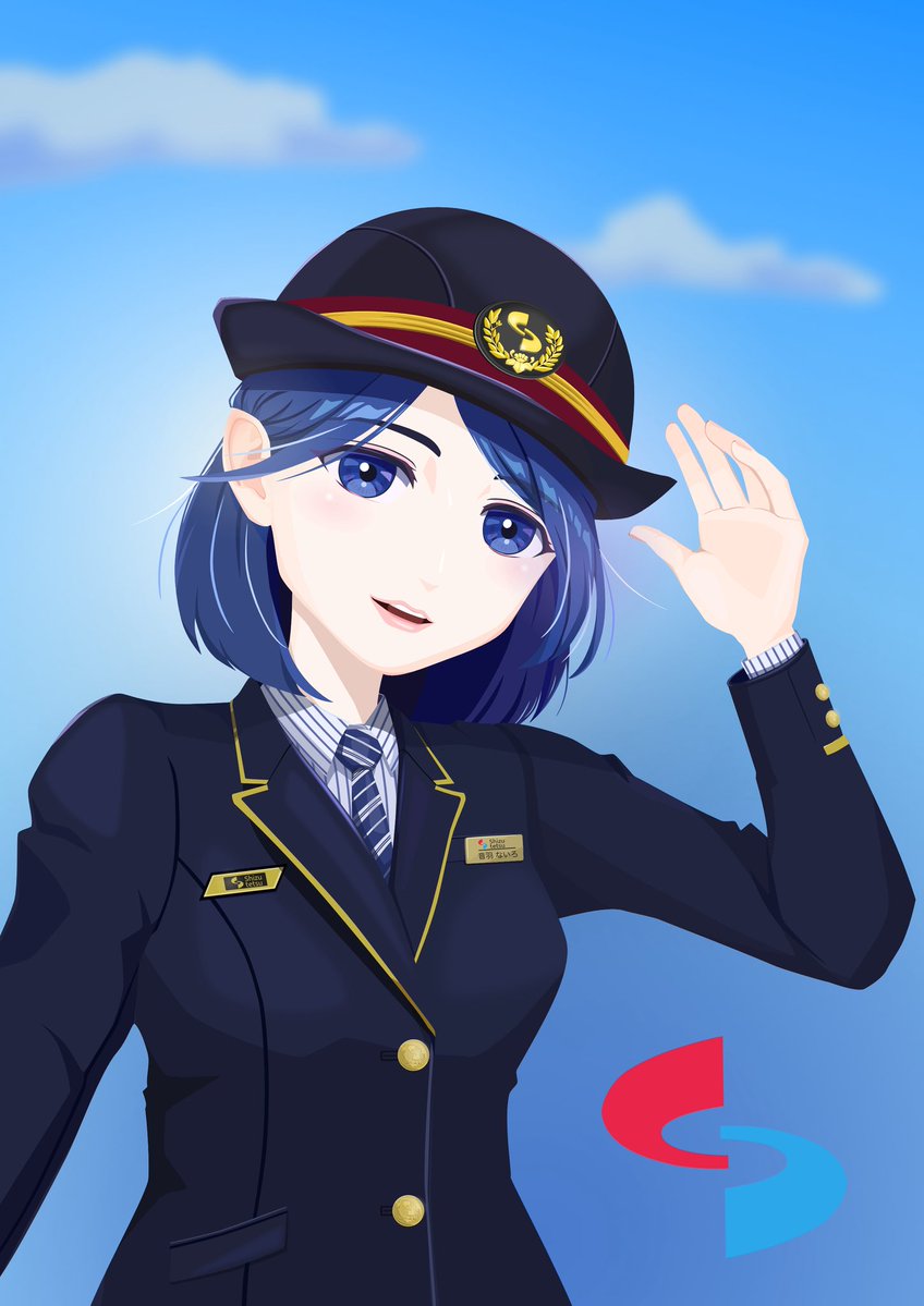kycopjp's tweet photo. 静岡鉄道
音羽ないろ さん🚃

制服が格好良くて好みです😻
#鉄道むすめ #イラスト https://t.co/eaRSgOE4Od