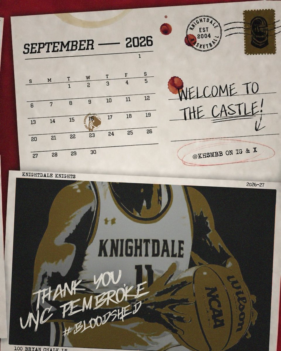 KHSMBB's tweet photo. Thank you UNC Pembroke for coming by yesterday!

@UNCP_MBB 
@Cjsause https://t.co/sf89rOXiWU