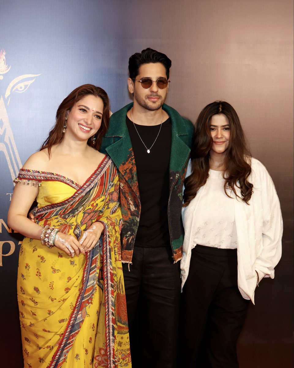 Team_SidharthM's tweet photo. The man, the moment and the #THEVVAAN trailer launch 🔥

#TheVvaanTrailer out now: https://t.co/wAnIvt3nIG 

In cinemas on 25th September 2026.

@SidMalhotra @tamannaahspeaks 

[Sidharth Malhotra, Bollywood Movie, Indian Cinema, Chhath Pooja, Vvaan Devi, Folklore Fantasy, #FYP] https://t.co/3z1HrBTuGA
