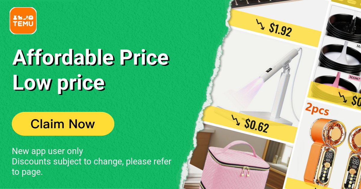 cline1971's tweet photo. 💥 Flash drop! Temu codes are here. Don’t Miss Out! 🎉
【 als894492 】 SPECIAL OFFER! Unlock secret low prices 👉 https://t.co/c8nOvTuTu7 https://t.co/Pj8w5sW1RJ