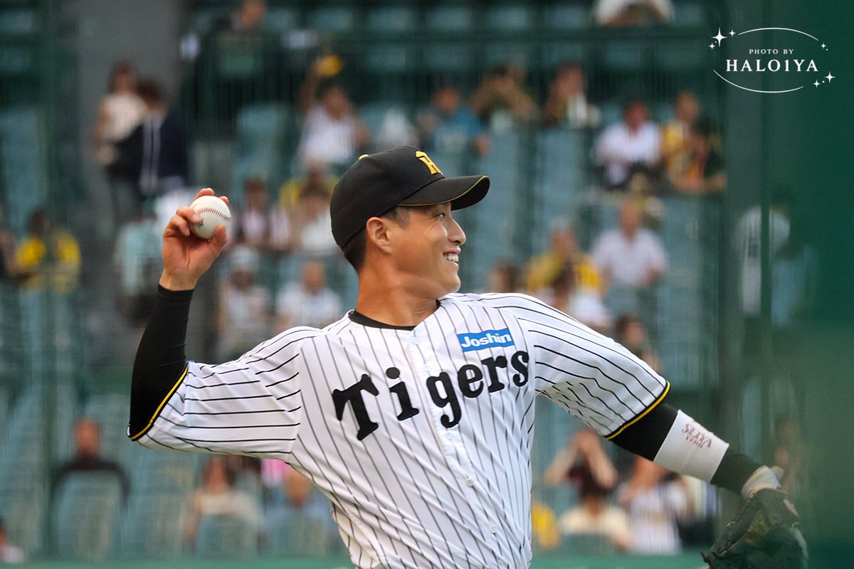 hal01ya's tweet photo. 20260917 阪神甲子園球場👦🏻💫

1軍へおかえり木浪さん🌱
キャッチボールのお相手はチカさん⚾️➰

#木浪聖也 選手
#阪神タイガース https://t.co/mTrngQK7Sp