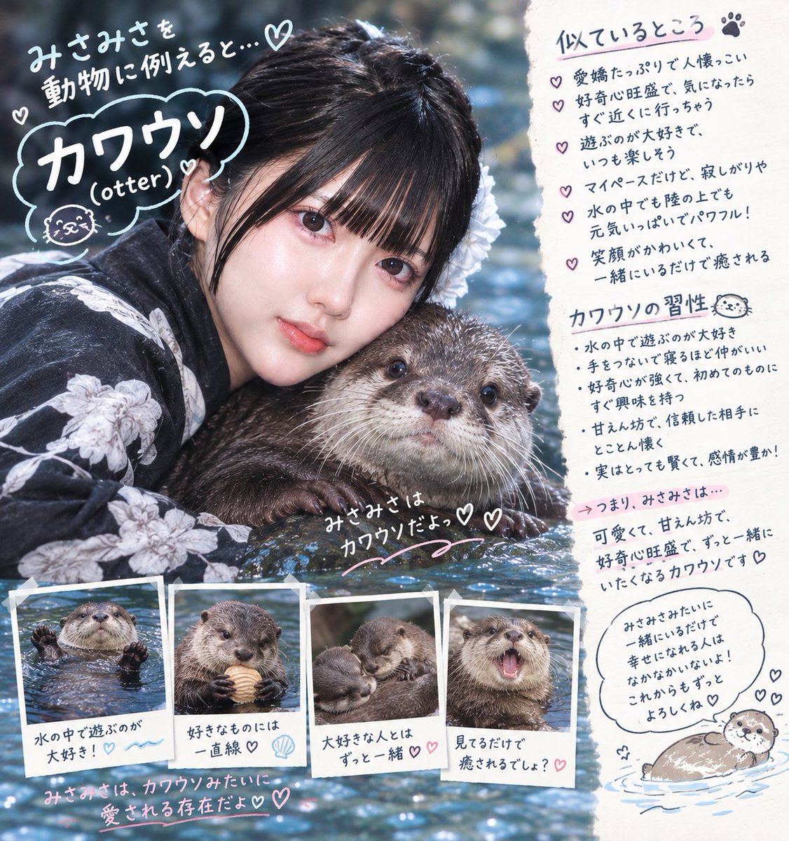 misadearu's tweet photo. カワウソ❕❕❕❕❕ https://t.co/Y6HneHdLdg