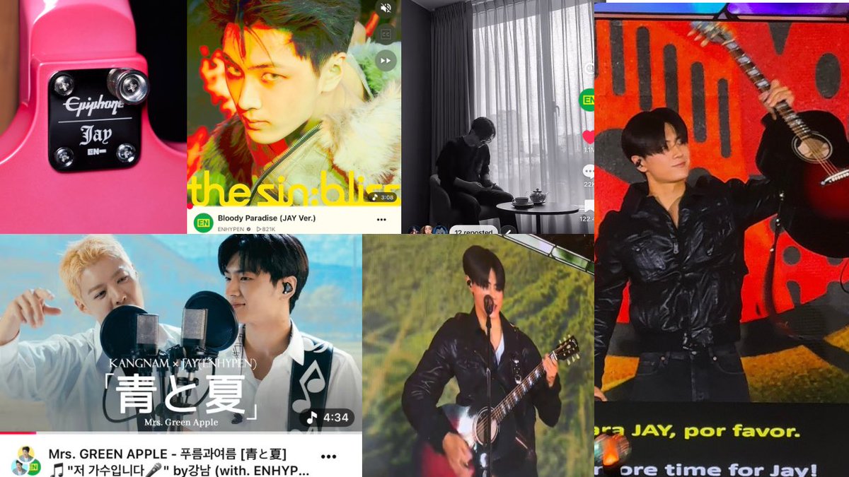 02byjay's tweet photo. 2026 is literally JAY YEAR! 😙👍🏻 our JAY is sooo busy and booked, and no one can stop him from being EVERYWHERE! 😎🔥

- GENTLE MONSTER X JAY
- RALPH LAUREN & VOGUE KOREA
- HUENINGKAI’s Countless Friends
- TAG HEUER 
- JAY x EPIPHONE
- JAY’s cover Hasta Que Me Olvides
- Bloody Paradise (JAY ver.) – literally booming across so many different audiences!
- Kangnam and JAY collaboration “Ao To Natsu” cover
- JAY solo performance <Music Bank in Barcelona>
- JAY singing ‘Let There Be Love’ by Oasis
- Vesper DEBUTT
- JAY with Tag Heuer on Formula 1 Spanish GP
- JAY at Ralph Lauren <VeryRalph>
- 내그그그그 with Yoo Byung Jae
- JAY VARIETY SHOW “Shh, the Secret Chef : Blind Cooking Show
- MORE TO COMEEEEE🍀🍀🍀🍀🍀🍀🍀🍀🍀🍀🍀🍀

whatever JAY sets his heart on, i truly believe he’ll achieve it through his hard work, sincerity, and passion🥹💗 watching him chase his dreams and make them come true one by one makes me sooo proud of him.

#JAY #제이 #ジェイ #ENHYPEN_JAY #엔하이픈_제이 #ENHYPEN #엔하이픈 @ENHYPEN @ENHYPEN_members