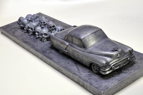 ArtsyShark's tweet photo. Artist Bernardo Corman presents a collection of fantastical mixed media sculpture and collage. See his work, featured today https://t.co/npaX7heqUq https://t.co/QJfNIycv8k