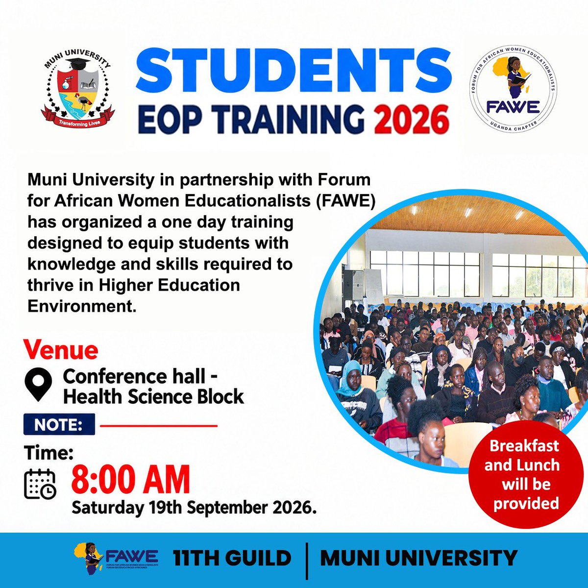 Joseph_Mwes's tweet photo. Are you ready to thrive in higher education?
Through the developed modules, students will explore ways of strengthening their intellectual, social and emotional engagement as they navigate university life.
Come ready to learn, engage and grow. https://t.co/5p0z0yGmSa