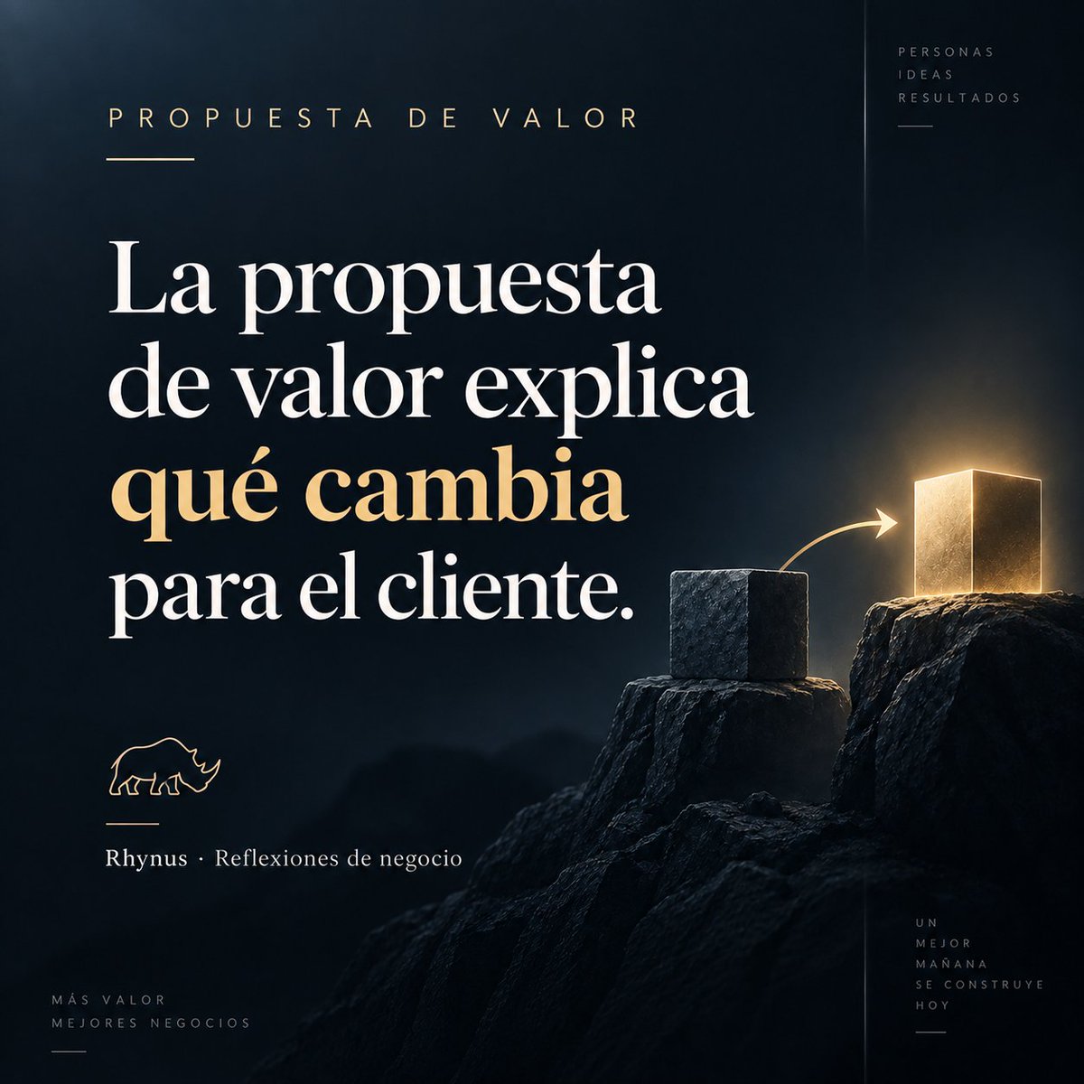 rhynocerus's tweet photo. Una propuesta de valor no describe lo que haces. Describe qué cambia para el cliente.
Producto: “esto es lo que ofrecemos”.
Valor: “esto es lo que mejora para ti”.
Ahí empieza una conversación comercial mucho más interesante.
#Negocios #Canvas https://t.co/nKzmSek7Re