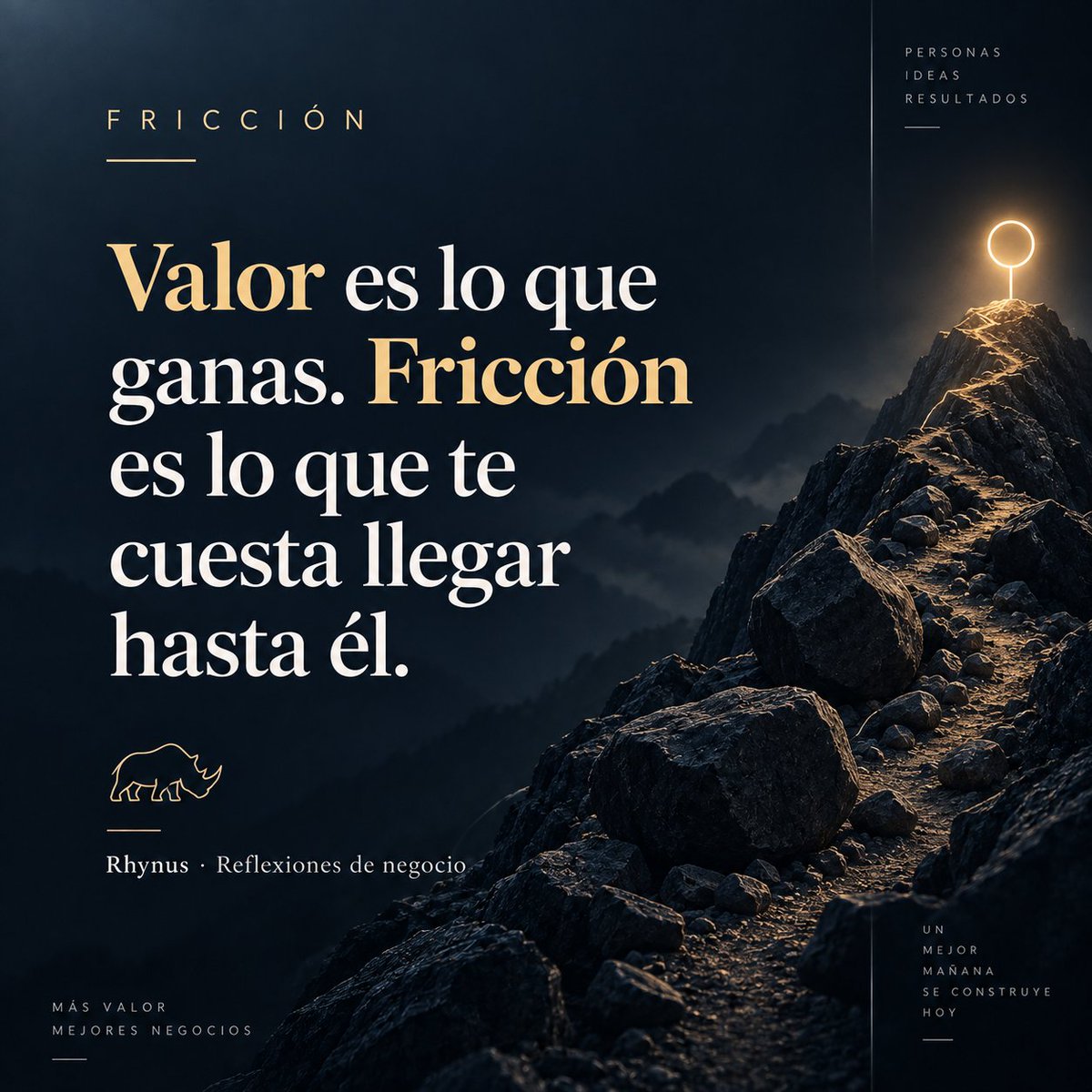 rhynocerus's tweet photo. Valor es lo que ganas. Fricción es lo que te cuesta llegar hasta él.
Podemos añadir funciones durante años y seguir perdiendo clientes por una web confusa, una llamada sin respuesta o un proceso absurdo. Innovar también es quitar.
#Innovación #Negocios https://t.co/SIIphpnbDH