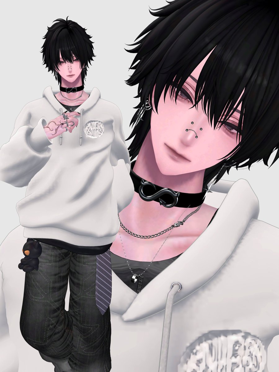 SSSiON_VRC's tweet photo. わんにゃんぱーかー
#komano3d https://t.co/jQMrf3UanB