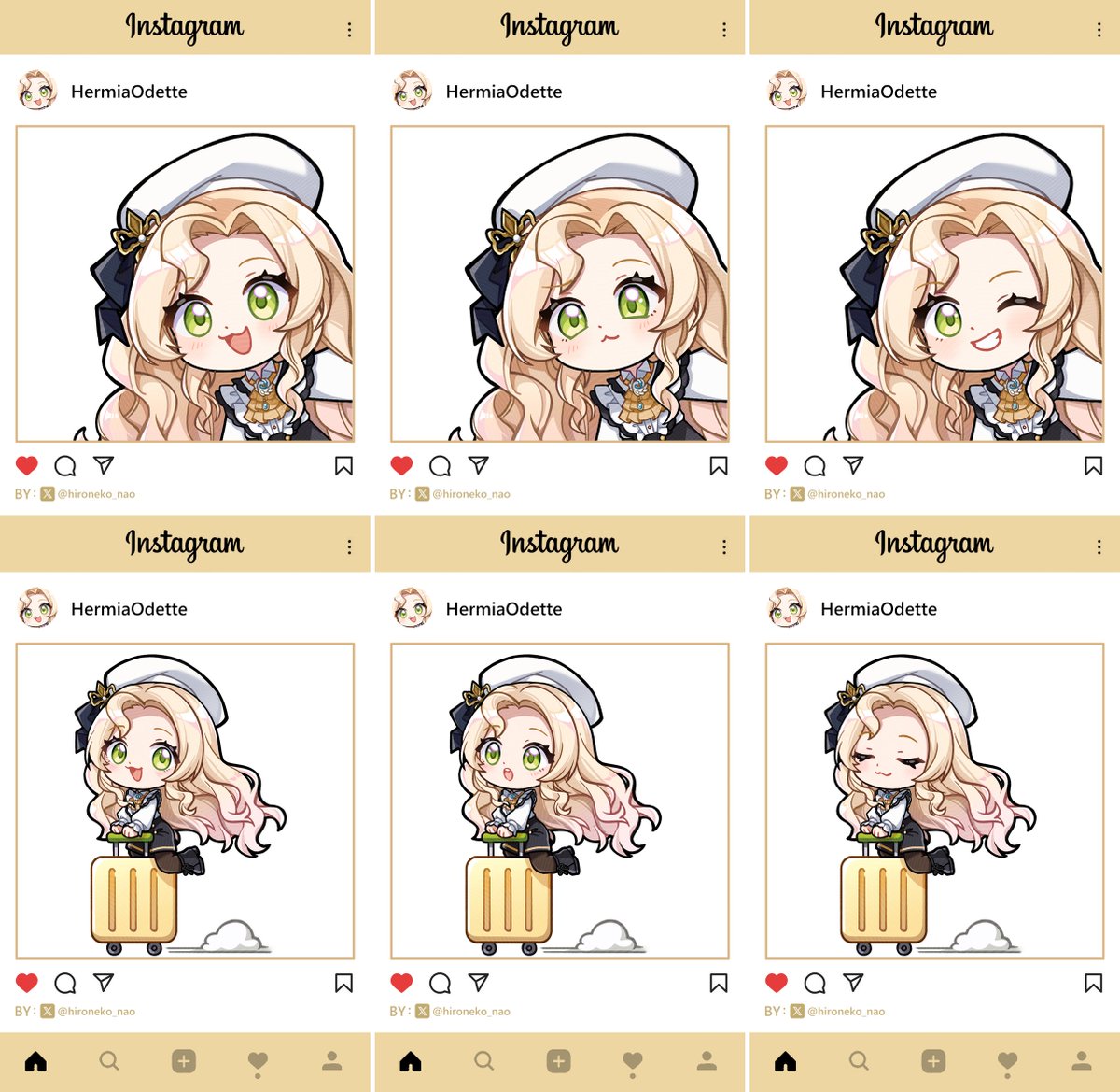 hironeko_nao's tweet photo. Custom YCHs for elegant, cute little lady @HermiaOdette! ❤️꒰՞> · <𓈒՞꒱TYSM
#VGenComm #ChibiArt #YCH https://t.co/42A8AjJo1m