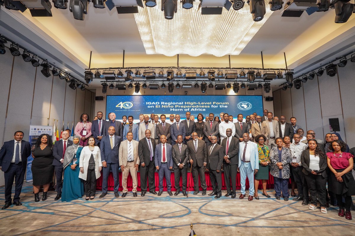 UNICEFAfrica's tweet photo. “We cannot say we didn’t know.”

At the IGAD High-Level Forum on El Nino Preparedness, UNICEF Representative in Ethiopia @AbouKampo delivered a clear message: early warning must lead to early financing &amp; early action before crisis strikes.

The time to act is now. #ForEveryChild https://t.co/cEDNEoRubH