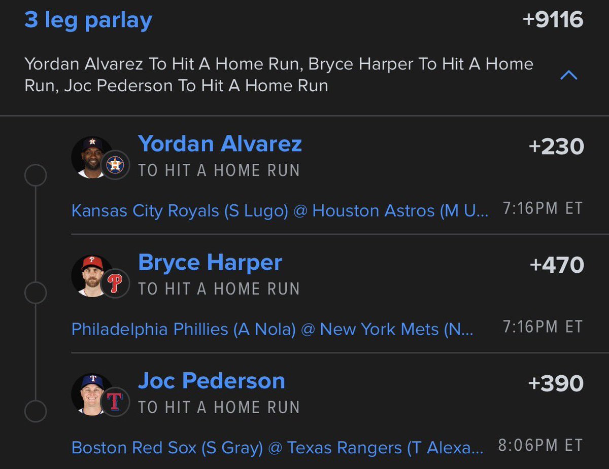 Emmanue35366901's tweet photo. All three of them will hit ✅💯
Lock it in 🔒

https://t.co/E93VI6iCTd

#Fanduelparlays #prizepicks #mlb #Gambling𝕏 https://t.co/de4qH2aHJS