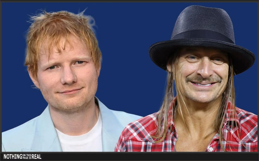 AK2MX2K's tweet photo. As the woke left tries desperately to cancel Ed Sheeran for trying to keep politics out of his music, the country world has rallies around him.
After all of the opening acts and even his own house band turned on Sheeran, he got a call from Kid Rock letting him know that he and several of his close friends have Ed's back.
"I'll have some of the biggest opening acts of all time," said Sheeran. "I feel like I should be opening for some of them."
Kid Rock will perform at least five shows, including the dates at Gillette Stadium. Other artists who have committed to lending a hand include Jason Aldean, Morgan Wallen, and Hank Williams Jr.