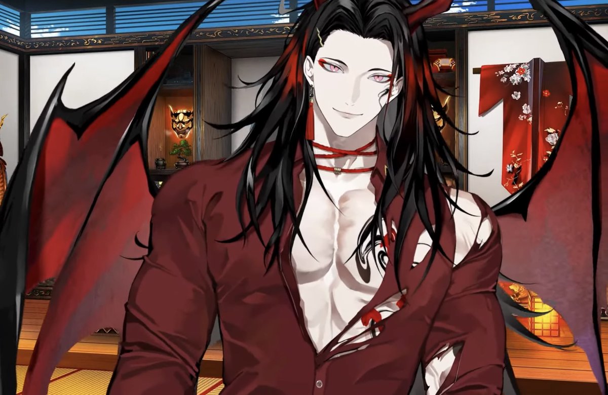 Ruby_Foxfire's tweet photo. I oshi’d 👹 so hard that I watched another gen debut and had a passing thought of the teensiest possibility of maybe having another oshi…but then I looked at this big boy and his beautiful smile and thought there will never be another vtuber who I could possibly love more than this big lug right here, give me the same feelings I had when I saw him for the first time, let alone share my attention with. I’m exactly where I want to be, he’s the one, the only oshi for me ❤️