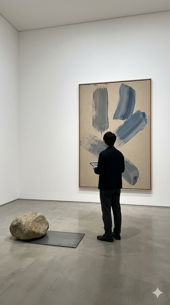 canvasnooto's tweet photo. 🎨兼丸昌也の気になるアート🎨
李禹煥（リー・ウーファン）

少なすぎる？

いや、
これで十分や。

#もの派 #兼丸昌也 https://t.co/uv9U460u6T