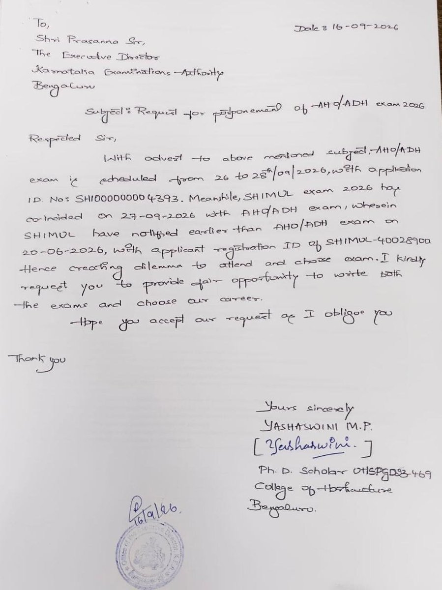 Pavankumariihr's tweet photo. @KEA_karnataka @AKSSAofficial @SS_Mallikarjun_ @DrPrabhaSSM @DKShivakumar Sir please go through these attachments, which are the proof of our request submission at your office tappal section.
Please do the needful sir.
@DKShivakumar @Tejasvi_Surya @PriyankKharge https://t.co/VcijKPTiUQ