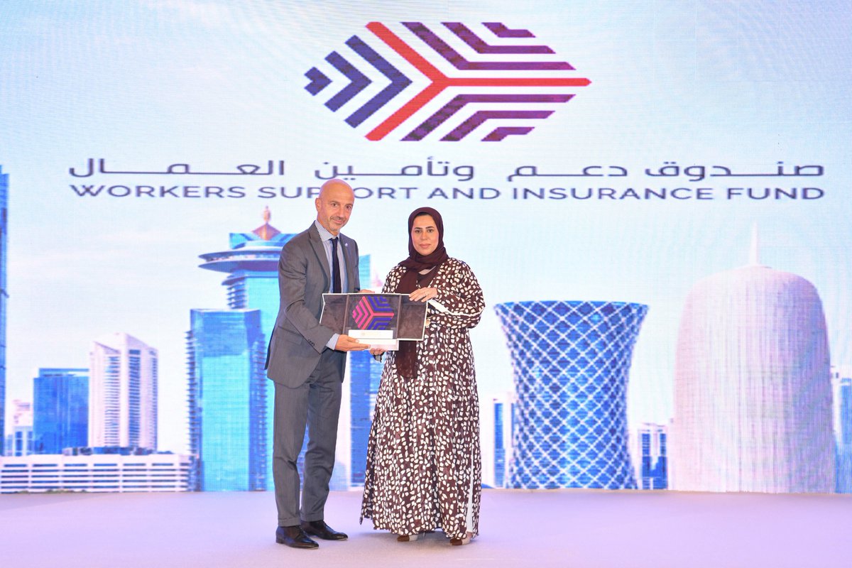 ILOQatar's tweet photo. Closing Qatar’s National Heat Stress Awareness Campaign with WSIF, the ILO reaffirms our shared commitment to safer, healthier workplaces and stronger worker protection through awareness, prevention and practical action https://t.co/vDgpLYy3jm