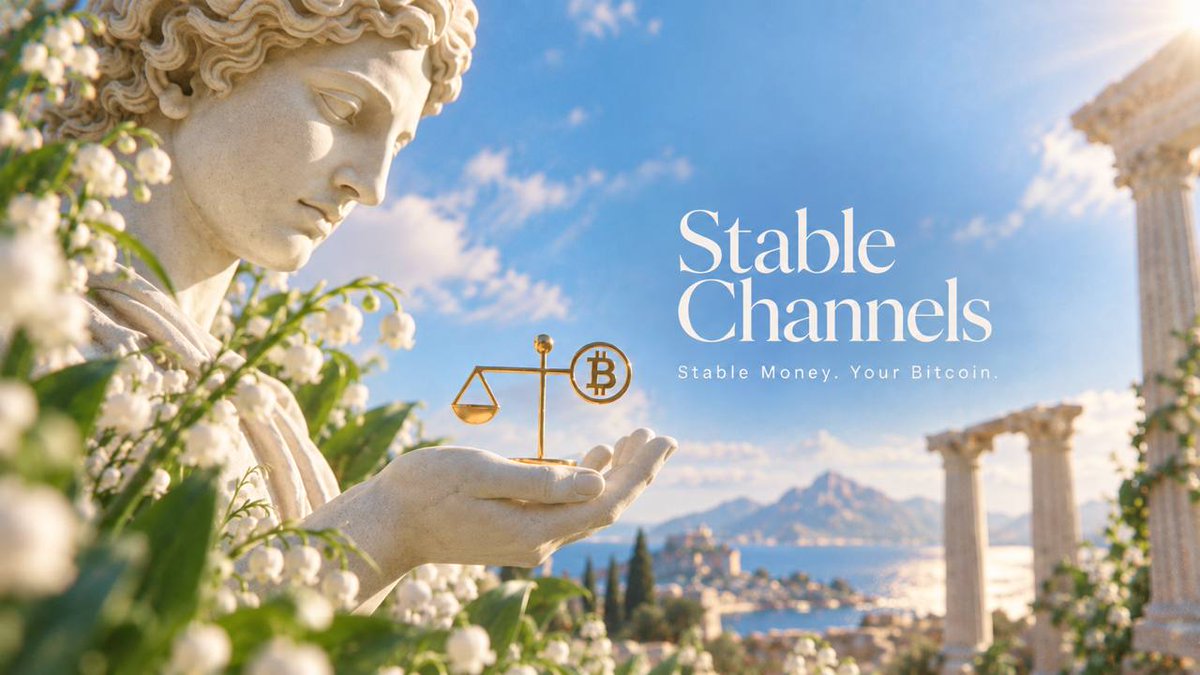 stablechannels's tweet photo. Stable Channels: Stable money. Your bitcoin.

Manage your bitcoin exposure without selling, giving up custody, or using stablecoins. https://t.co/9TjQ9H5rIC