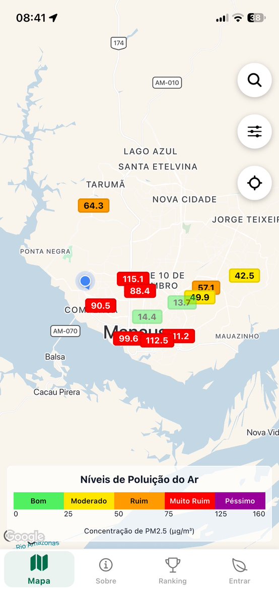 _DanielleS_'s tweet photo. Manaus agora, o salve a Amazônia não tá salvando é nada. https://t.co/J0r5ryxRbm