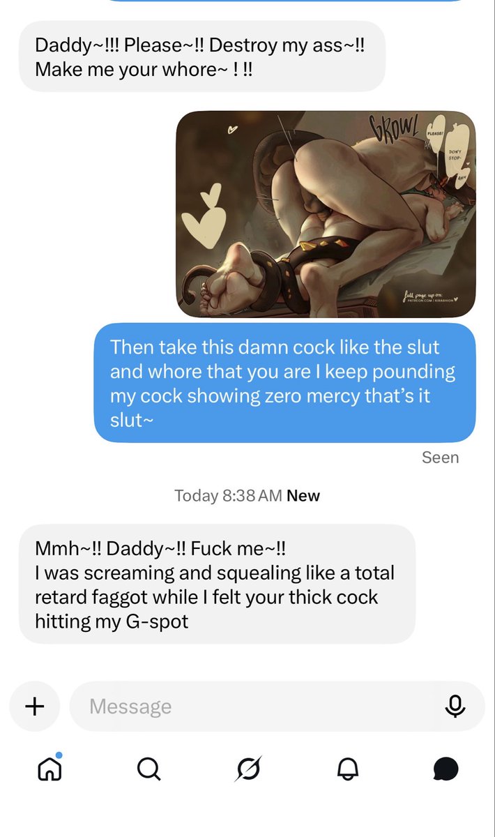 Thegeostxd's tweet photo. If you wonder why @FagtuiFakeDom  isn’t around the fatui lately it’s because he’s being fucked by the geo archon fulfilling what he should’ve agreed too long ago~
#nsfwtwtًً 
#Gayrp https://t.co/BwS4TtZkBj
