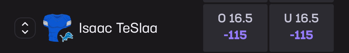 FourthAndMoney's tweet photo. If you see this line &amp; mindlessly scroll past it without clicking the over, consider quitting sports betting immediately. https://t.co/X83YHJTrav