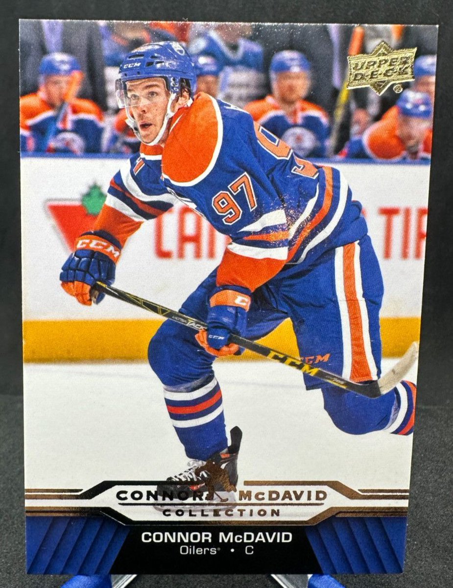 MikeScott614's tweet photo. 2015-16 Upper Deck Collection Connor McDavid #CM-10 Rookie Card — available now on eBay.

https://t.co/ef3E5d0ALg

This is the rookie card of one of the most electrifying players in NHL history. McDavid entered the league as the most anticipated prospect since Crosby, and he's delivered: Hart Trophies, Art Ross titles, Rocket Richards, a Stanley Cup, and a highlight reel that never stops giving.

The Upper Deck Collection set from 2015-16 captures McDavid in his debut season with the Edmonton Oilers — the #CM-10 card features the young captain in full stride, the kind of card that belongs in any serious hockey collection. Raw, ungraded, and priced to move.

Key details:
• Player: Connor McDavid (#97)
• Set: 2015-16 Upper Deck Collection
• Card number: CM-10
• Team: Edmonton Oilers
• Era: Rookie season issue
• Price: $5.00

Whether you're filling a team set, building a McDavid player collection, or grabbing cheap rookies before they grade in bulk, this is an easy add at a no-brainer price. Pair it with McDavid's Young Guns from the flagship Upper Deck Series 1 release for a complete 2015-16 rookie run.

Secure your copy today — ships fast, well-packed in a penny sleeve + top loader.

Shop the listing: