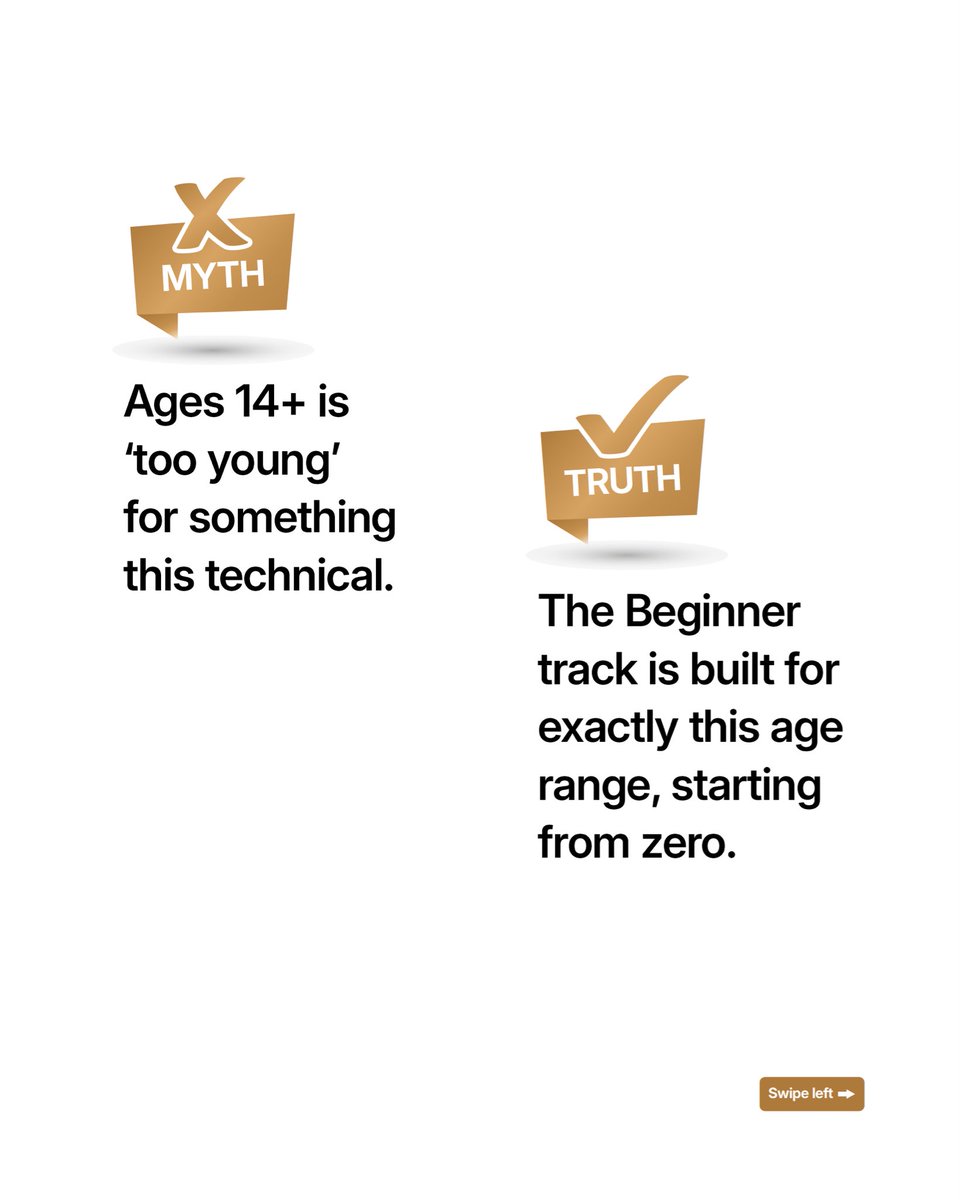 thynkcity's tweet photo. Let's find out what people think vs. what's actually true about our Virtual Training Programme 👀🤖
Comment your guesses below 👇 we'll clear up the myths in the replies (and maybe a follow-up post 😏)
. . . #ThynkCity #AI #Robotics #TechTraining #VirtualLearning #STEM https://t.co/idnB8pMiMl