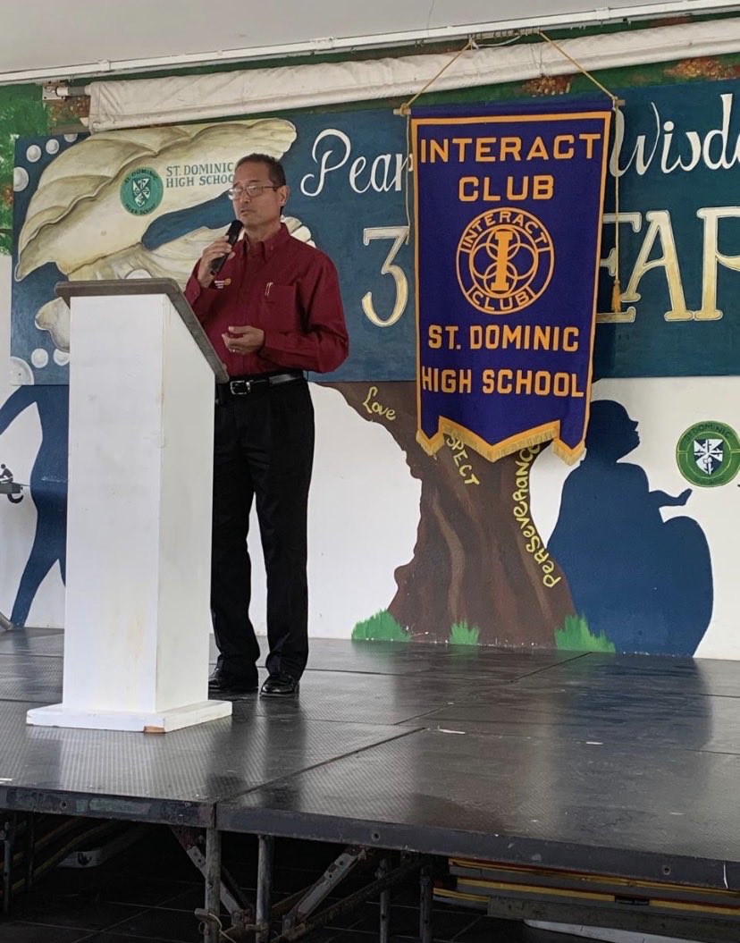 RotaryMidIsle's tweet photo. 22nd August 2026
Members of the RC Sint Maarten- Mid Isle attended the Change of Board of the Interact Club of St Dominic High School!
It was a wonderful ceremony!
#ChangeOfBoard
#RotaryDistrict7020
#RotaryInternational
#CreateLastingChange https://t.co/OyMALd3sCw