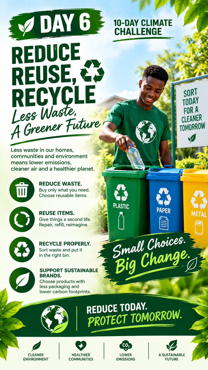 SADEEQJBM's tweet photo. #10-DayChallenge
#10-DayClimate
#IgniteTheChange
#SaveThePlanet
#ProtectTheGeneration https://t.co/38SOEIjeJb