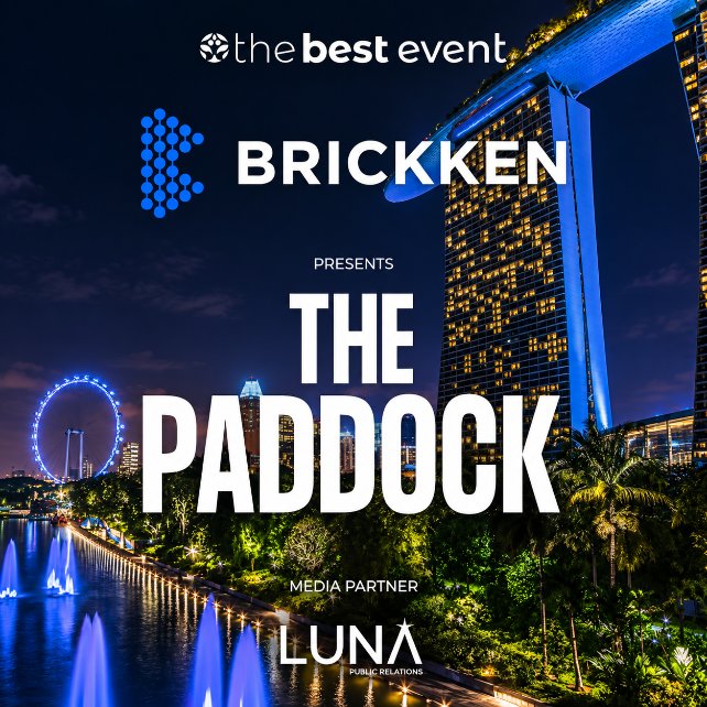 Brickken's tweet photo. Most people fly out after @token2049 . Best networking takes place two days later.

On Saturday 10 October, Brickken hosts The Paddock: a highly curated, invite-only event in an iconic 5-star penthouse suite overlooking the Marina Bay circuit, trackside for the first F1 Sprint ever run at this track.

A room for the ones shaping the present and future of capital markets.

No booths. No badge scans. Deep connections.

📅 Saturday, October 10th
⏰ 15:30 to 18:30 SGT

RWA, Tokenized markets, front row.

Request to join: https://t.co/1hwZDfmVta