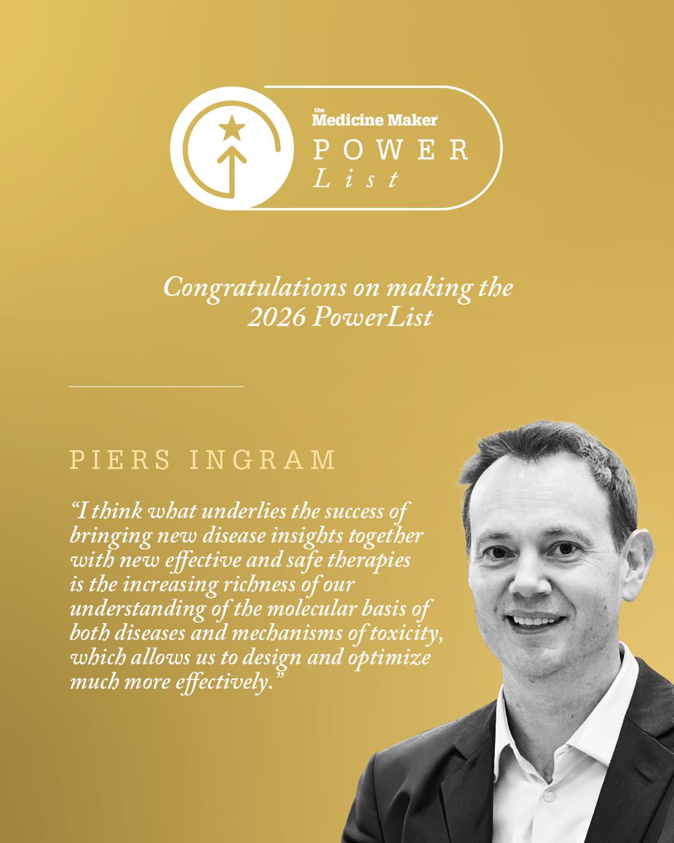 medicine_maker's tweet photo. 🌟 Meet #PowerList2026 honoree Piers Ingram, CEO and Co-founder of Hummingbird Bioscience.

Piers is applying rational drug design to develop precision antibody therapies for challenging oncology targets.

Congratulations, Piers! 🏆

🔗 Read more: https://t.co/Lg9JzIvtLq https://t.co/uBFTOYBRY2