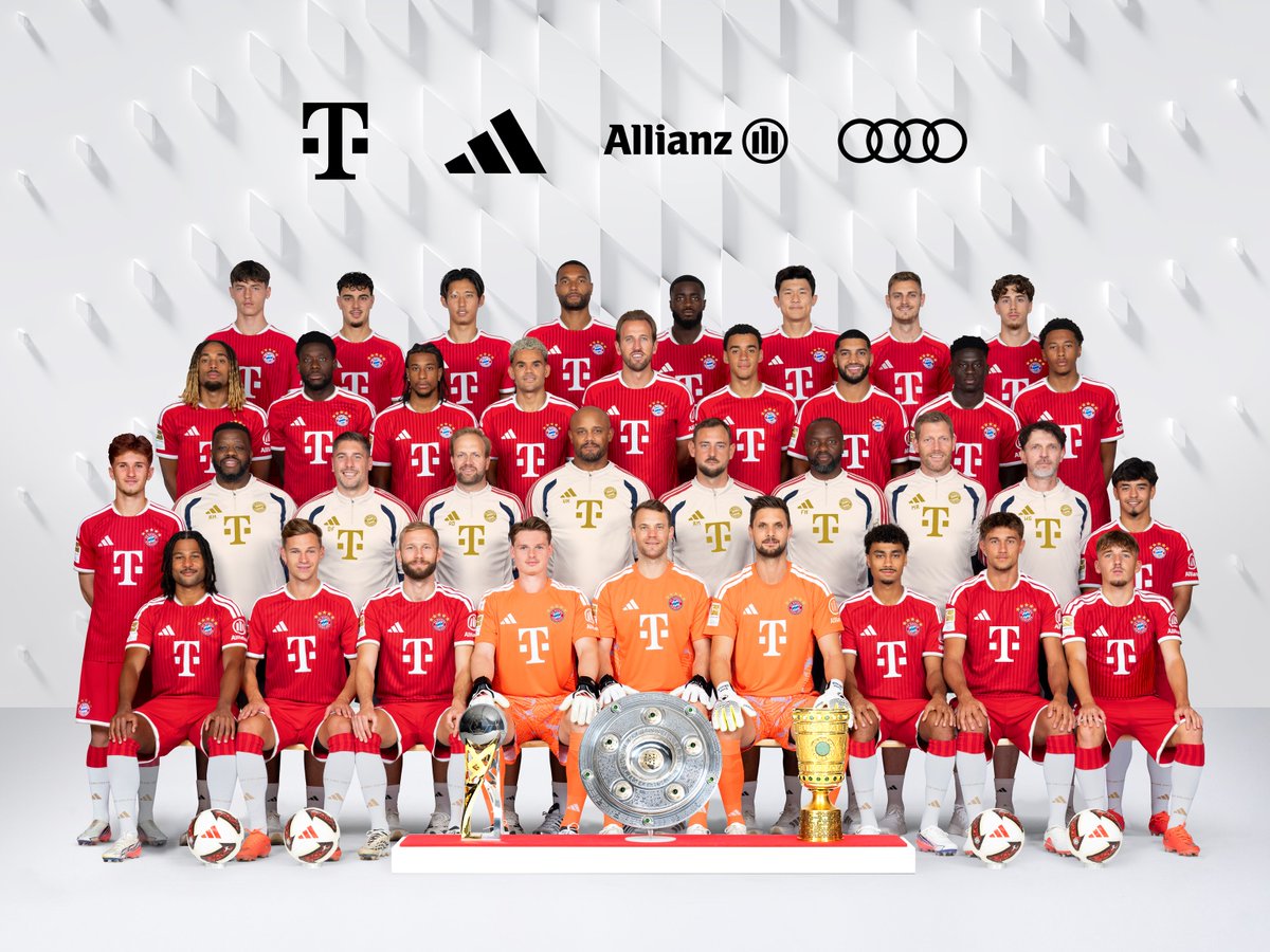 FCBayernEN's tweet photo. 🔴⚪️ 𝑶𝑼𝑹 𝑻𝑬𝑨𝑴 for the 2026/27 season 📸 https://t.co/UD1Jb8vMax