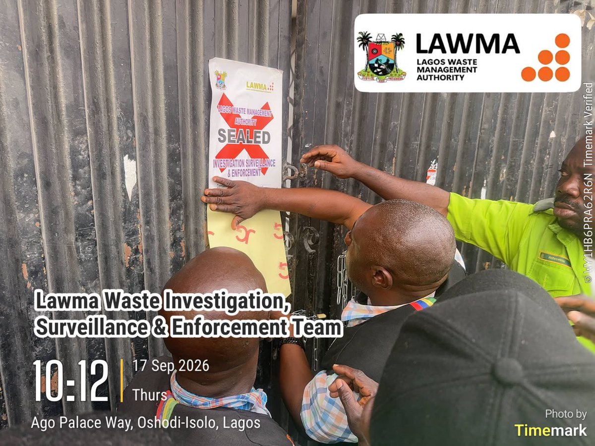 LagosChronicles's tweet photo. LAWMA Enforces Sanitation Compliance at Ago Palace Way Market

https://t.co/C45NAk7Ykm

Relentless work from @Lawma_gov @muyiwag @tokunbo_wahab in keeping Lagos clean and safe https://t.co/PyMbLqKG3o