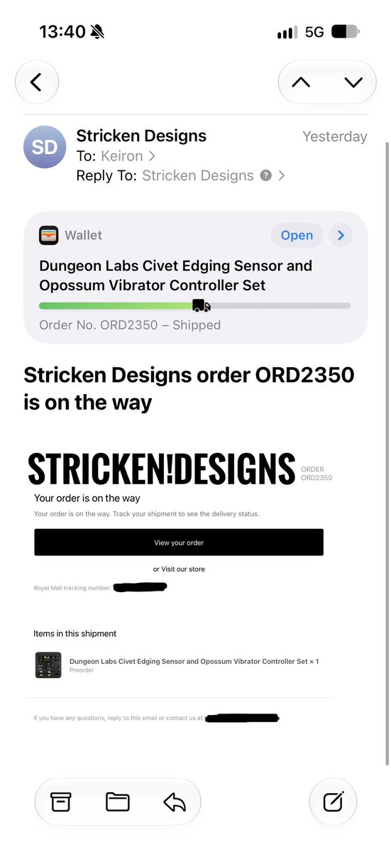 keyofkink's tweet photo. Omg 😱😃 I don’t know whether I’m excited or scared! It’s been shipped 😜
Opened my email to one from @StrickenDesigns saying it’s being shipped🔥 I really can’t wait for this..!!
Ever since the #NoGasm and the #Edgeomatic I’ve longed for one! Now one is finally on its way 😈🥵
Ideas on how to drive myself insane? 🫣