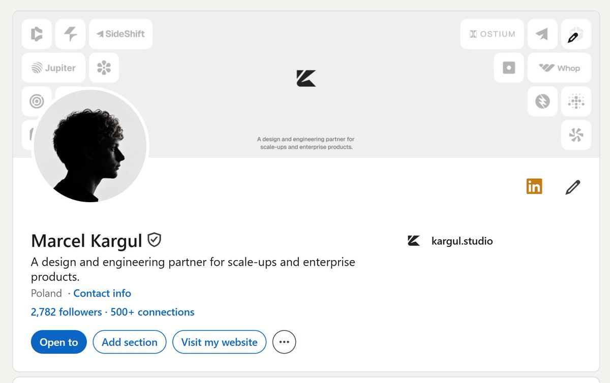 marcelkargul's tweet photo. my linkedin profile looks too damn good!

https://t.co/5xy6vl03Bi https://t.co/Nmb1D5DpPV
