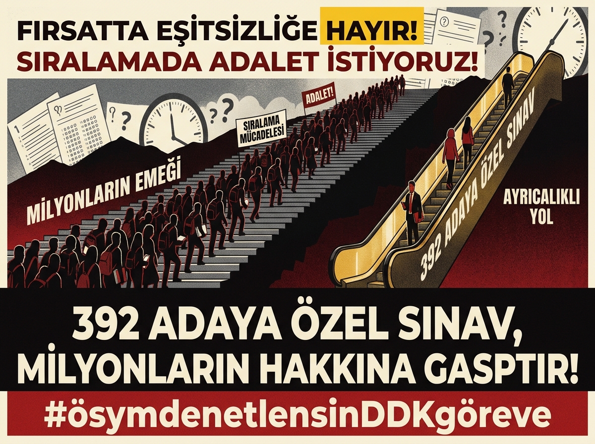 SedcezeR's tweet photo. ÖSYM’nin mevzuata aykırı hareket edildiğini itiraf etmesi, bu sınavın meşruiyetini tamamen bitirmiştir. 392 kişiye özel sınav kararı ise fırsat eşitsizliğinin açık tescilidir. Şaibeli yamalar değil, adalet istiyoruz: Sınav genel olarak iptal edilmelidir!
#ösymdenetlensinDDKgöreve https://t.co/UofnAEDHZK