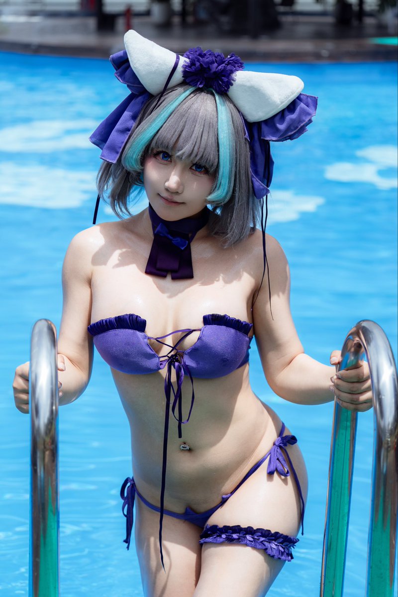 zoosimus's tweet photo. Cheshire | Dating summer!
#cosplay #AzurLaneFanart https://t.co/2SrKnJ01yo