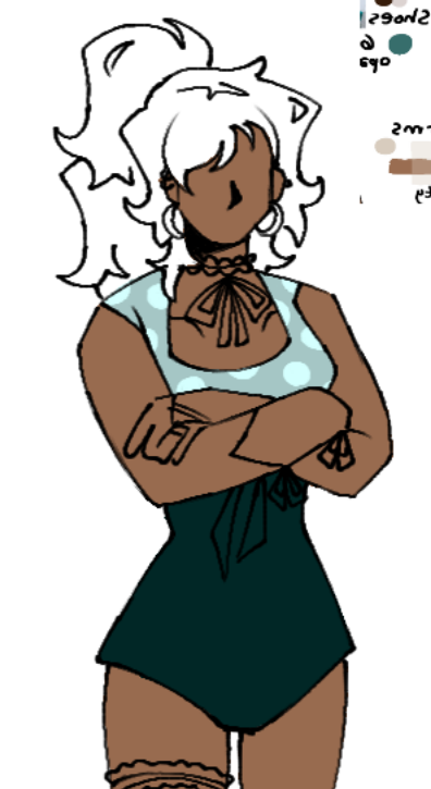 YuviZVA's tweet photo. taking a break from drawing sprites to freak out over her looking good mirrored!!!! https://t.co/0JvPnAhebs