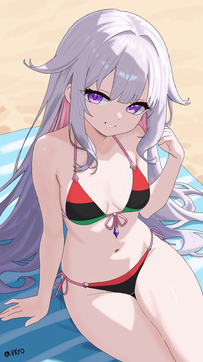 SousBlackedStuf's tweet photo. Biboo couldn't help but notice your shocked expression at the new bikini
______________
Og artist: @\VKyo_
This was a requested work from last year, damn
#Blacked #Holoblacked #Blackedvtuber #Blackedhentai #qosedit https://t.co/SkoWaHudyX