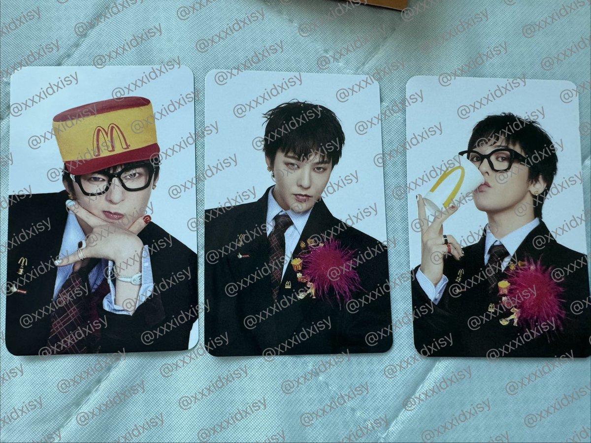 jiyongvamp's tweet photo. G-DRAGON x McDonald’s photocards 🥹💖 i wanttttt 😭

cr. in pic

#GDRAGON #GD #지드래곤 https://t.co/bvpPVB2kM5