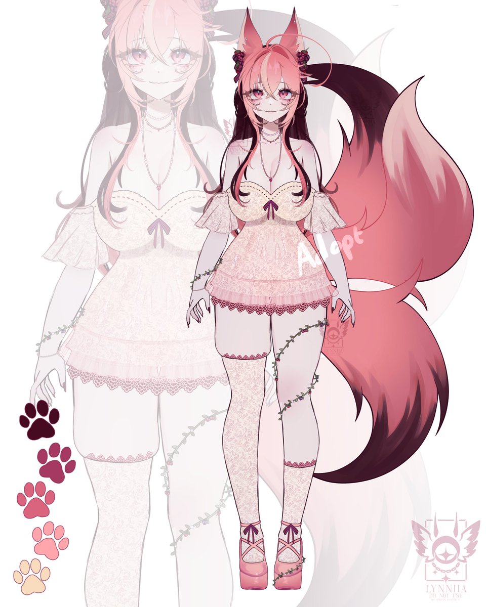 Lynniia's tweet photo. Sweet Berry fox | Character adoptable 🦊🫐🍓
Info Below https://t.co/SDHKeVdGog