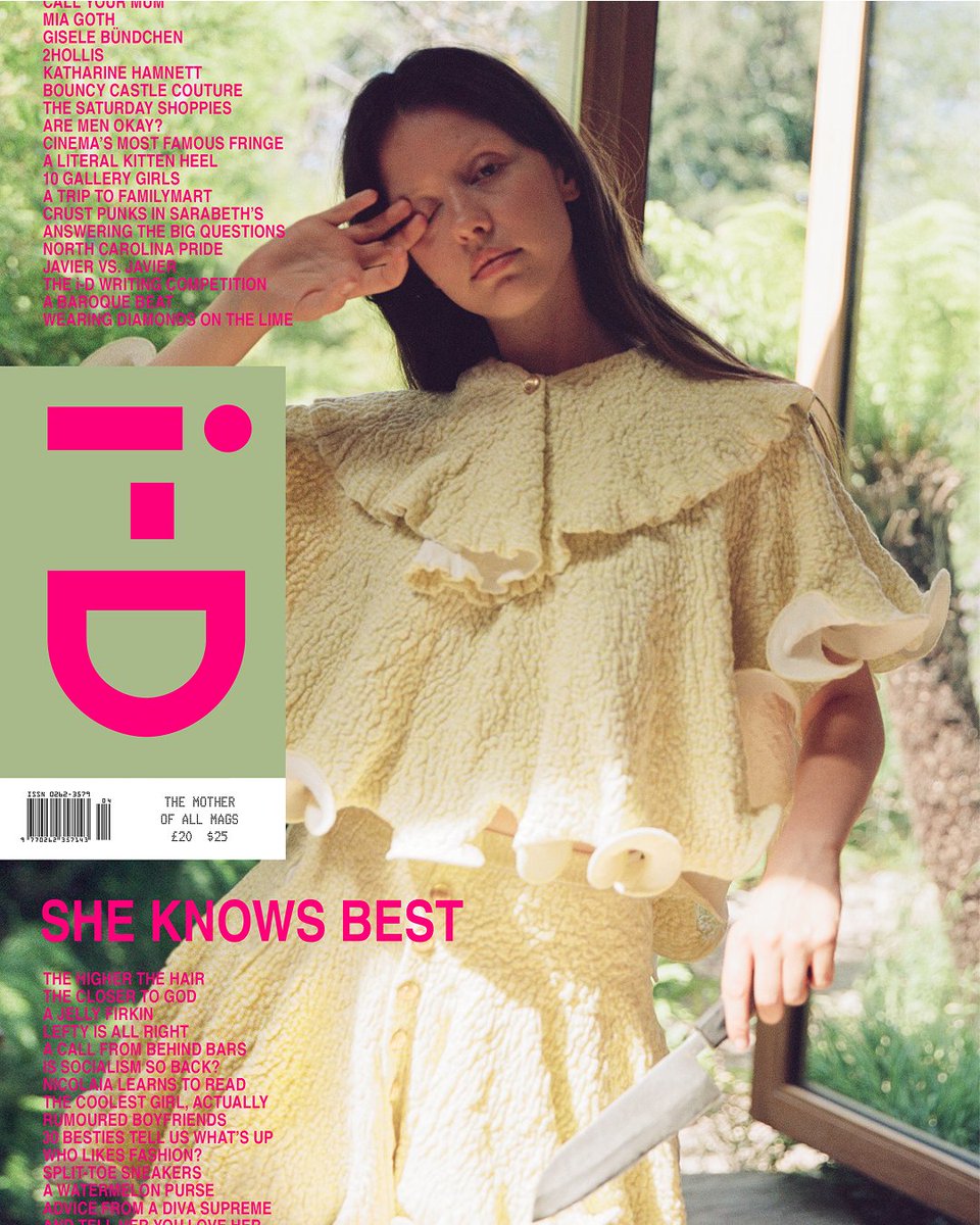 i_D's tweet photo. Introducing the third cover star of i-D 377, Mia Goth. 

As an artist, Goth has a primal, almost animalistic, level of commitment. It started forming in her when she was a teenager, rebellious and inspired, running through the streets of London. Spiritually, that ravenous hunger to reach the heart of something, no matter the cost, stuck with her all through adulthood too.

“There was no plan B,” she says.